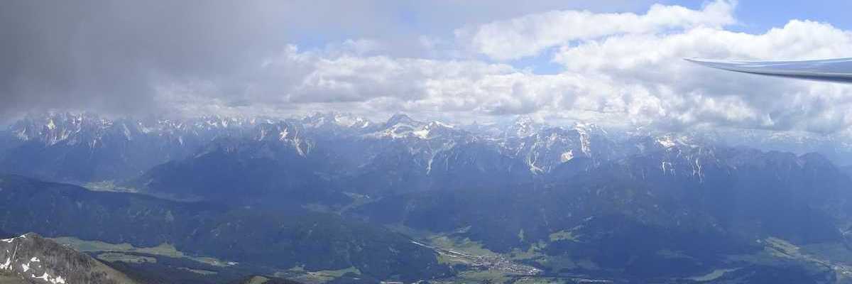 Flugwegposition um 11:10:45: Aufgenommen in der Nähe von Gemeinde Oberdrauburg, 9781, Österreich in 2702 Meter